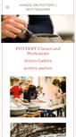 Mobile Screenshot of handsonpottery.org