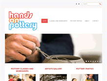 Tablet Screenshot of handsonpottery.org